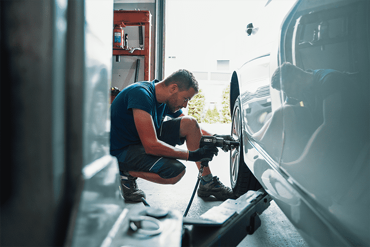 TPMS snímač v disku